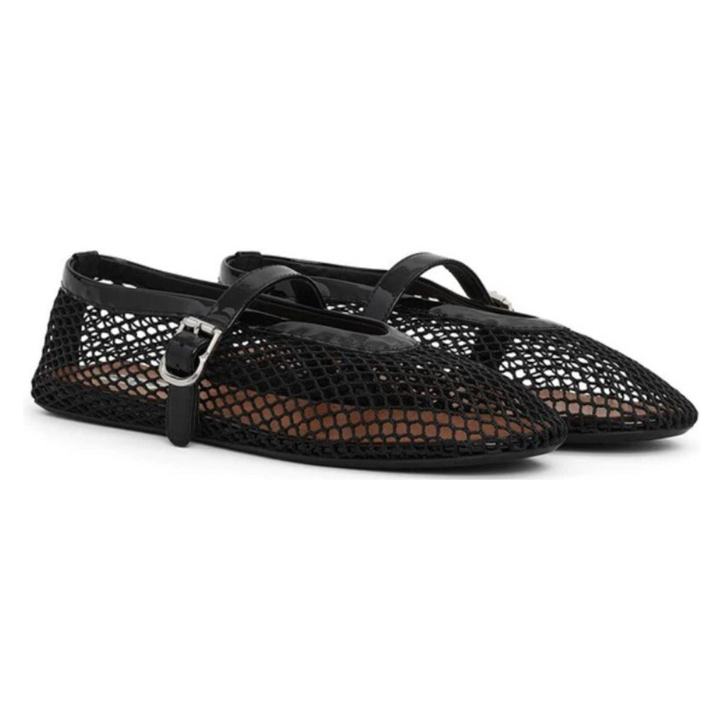 ALAÏA Mesh Ballet Flats 'Black'