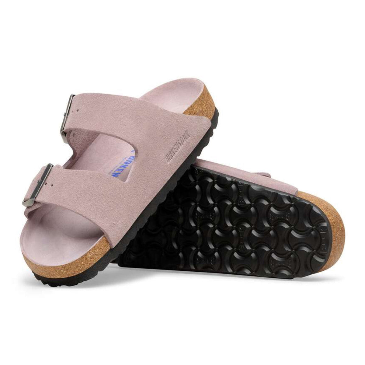 Birkenstock Arizona Soft Footbed Suede 'Faded Purple Tonal' – view 4