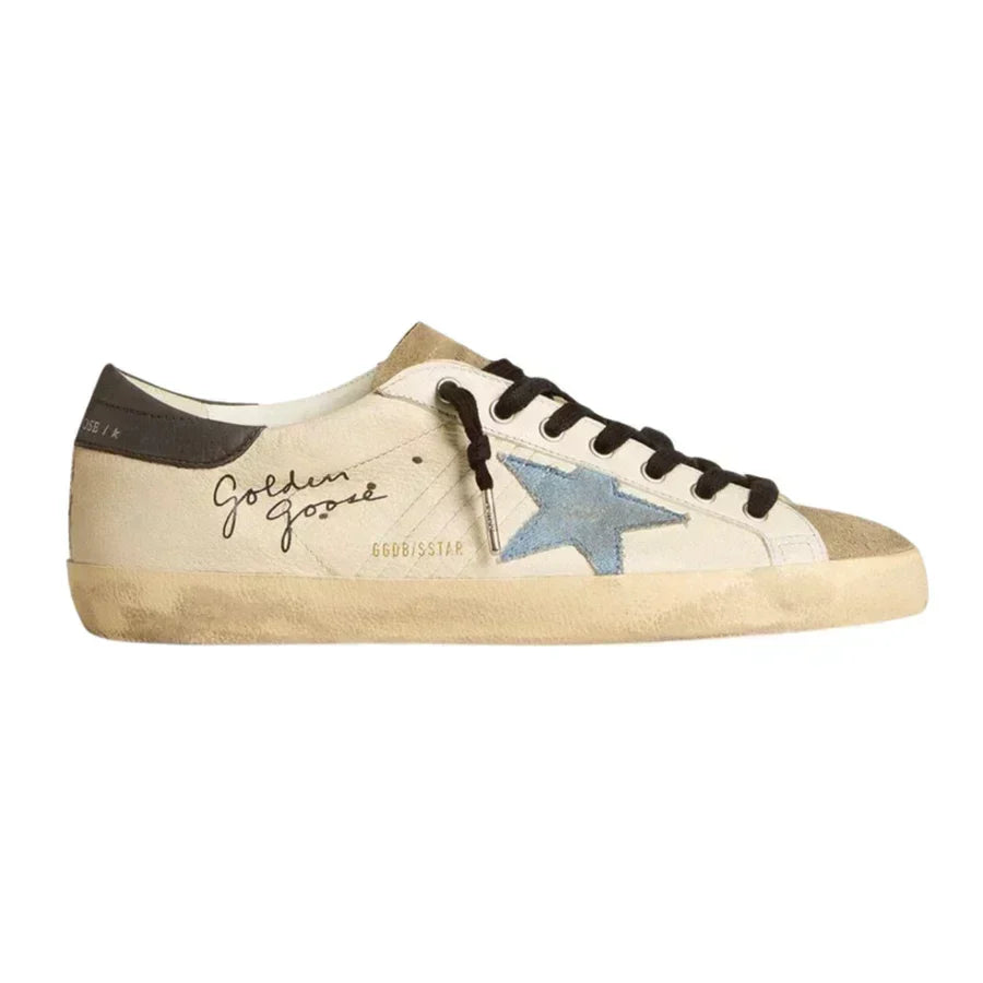 Golden Goose Super-Star 'Cream / Light Blue'