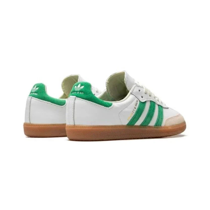 Sporty & Rich x adidas Samba OG 'Cloud White / Green'