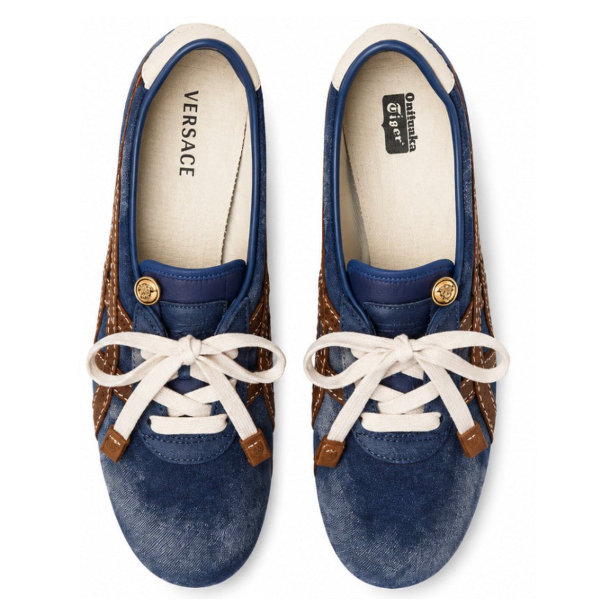 Versace x Onitsuka Tiger Tai-Chi Sakura Nappa 'Black / Brown'