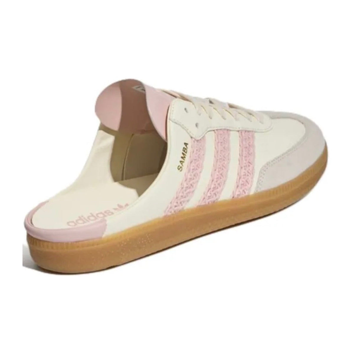 adidas Samba OG Mule 'Cloud White / Pink' – view 3