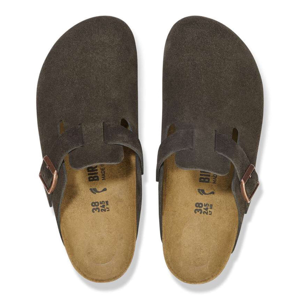 Birkenstock Boston Soft Footbed Suede 'Mocha'