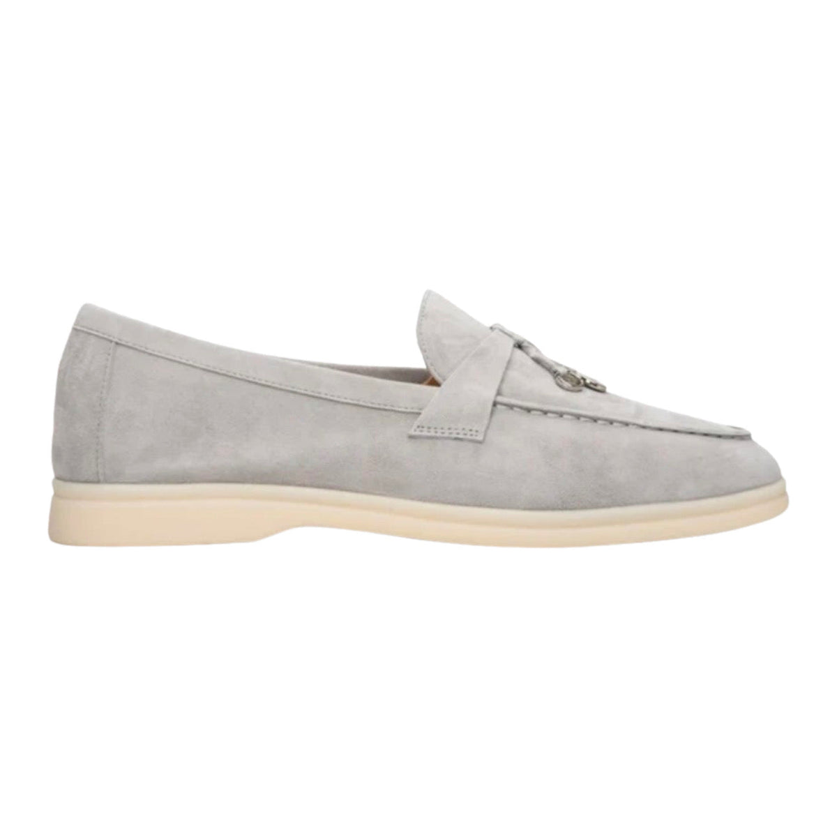 Loro Piana Summer Charms Walk Loafer 'Grey' – view 1