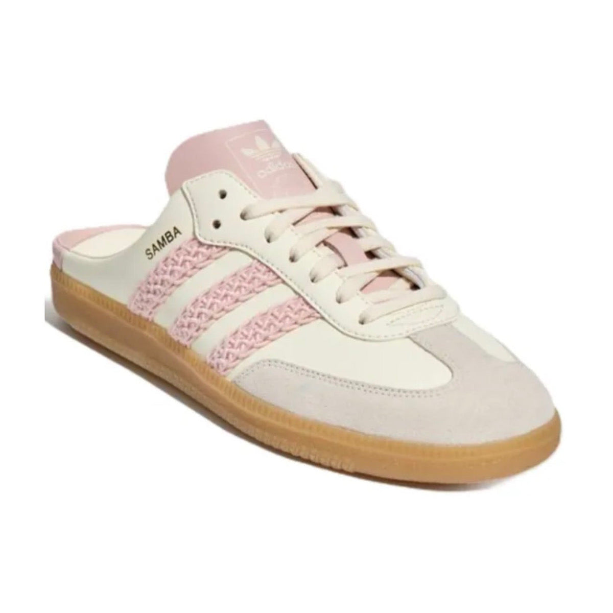 adidas Samba OG Mule 'Cloud White / Pink' – view 2