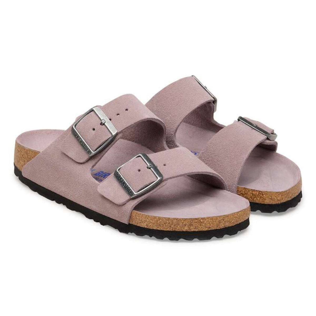 Birkenstock Arizona Soft Footbed Suede 'Faded Purple Tonal' – view 5