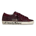 Golden Goose Super-Star LTD 'Dark Red Glitter'