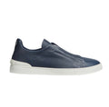 Zegna Triple Stitch Deerskin 'Navy Blue'