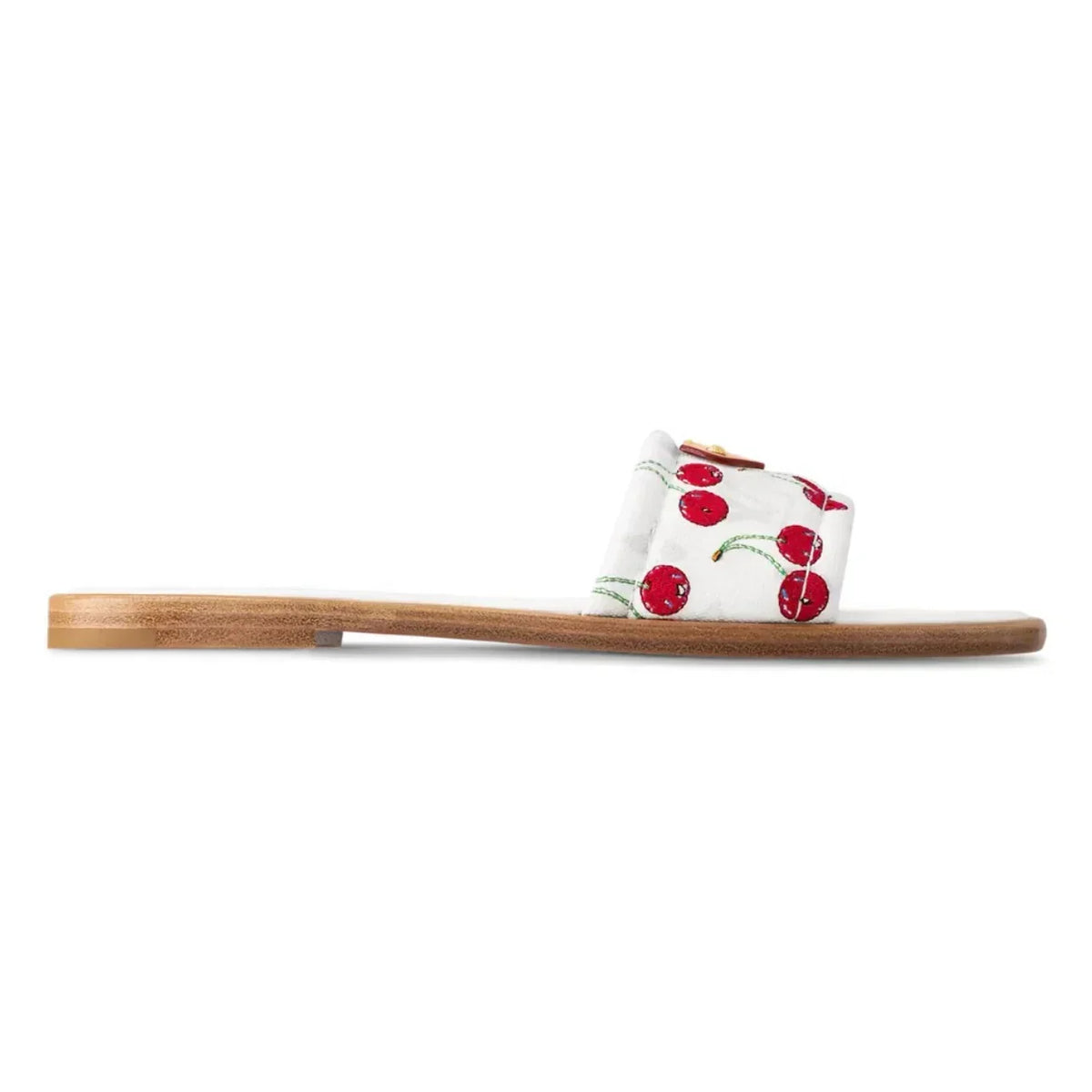 Louis Vuitton Takashi Murakami x Louis Vuitton Cherry Lily Flat Mule 'White' – view 1