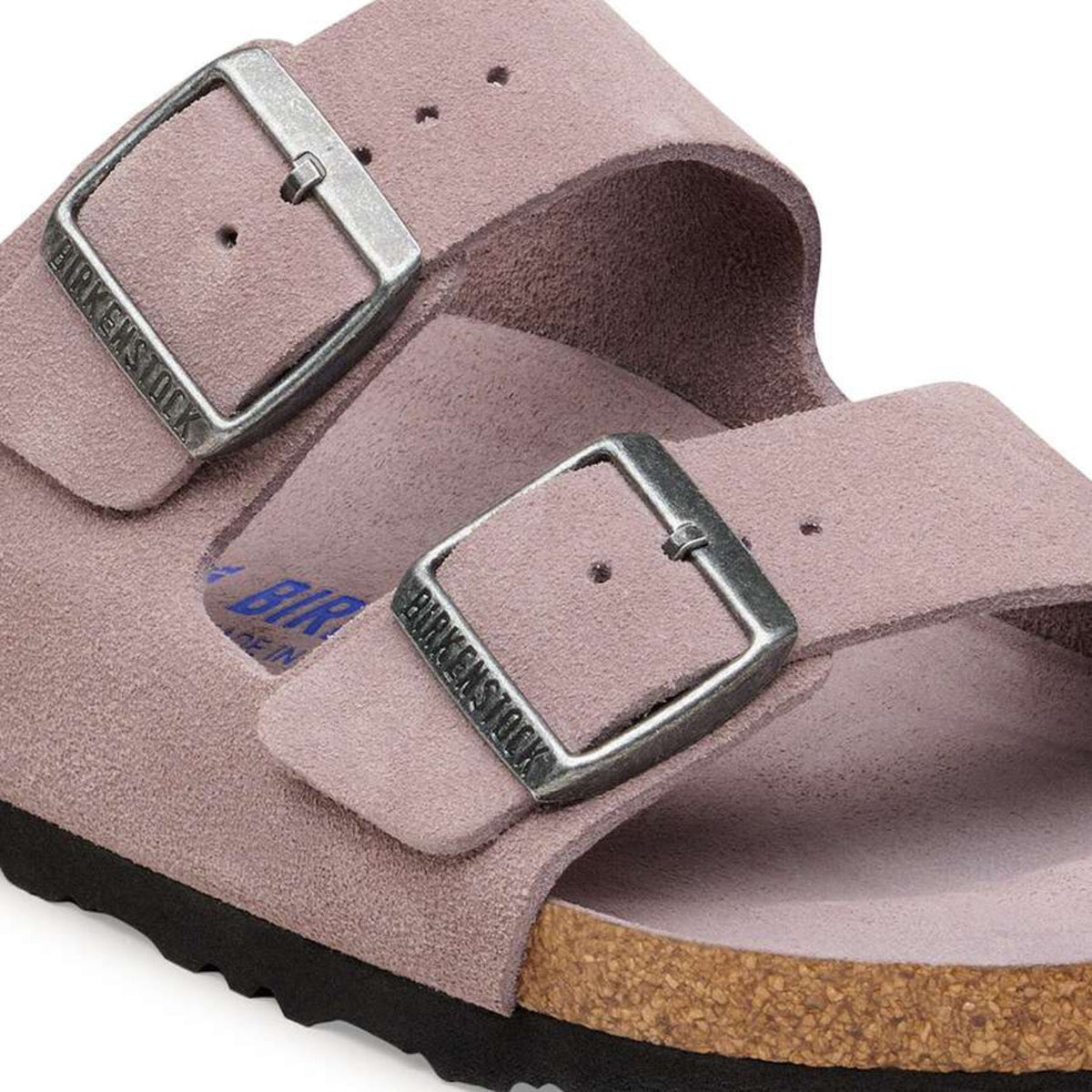 Birkenstock Arizona Soft Footbed Suede 'Faded Purple Tonal' – view 6