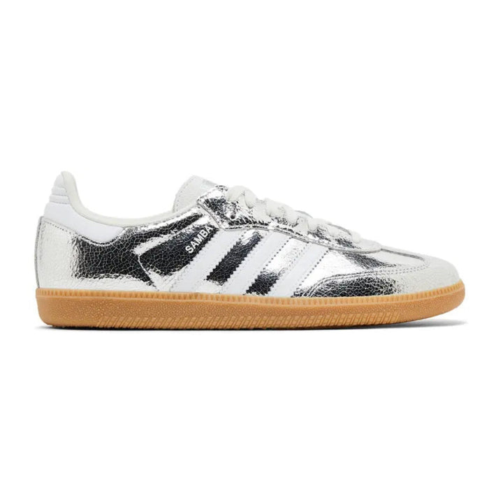 adidas Samba OG 'Silver Metallic / Cracked Leather'