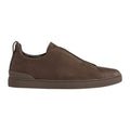 Zegna Triple Stitch SecondSkin Nubuck 'Dark Taupe'