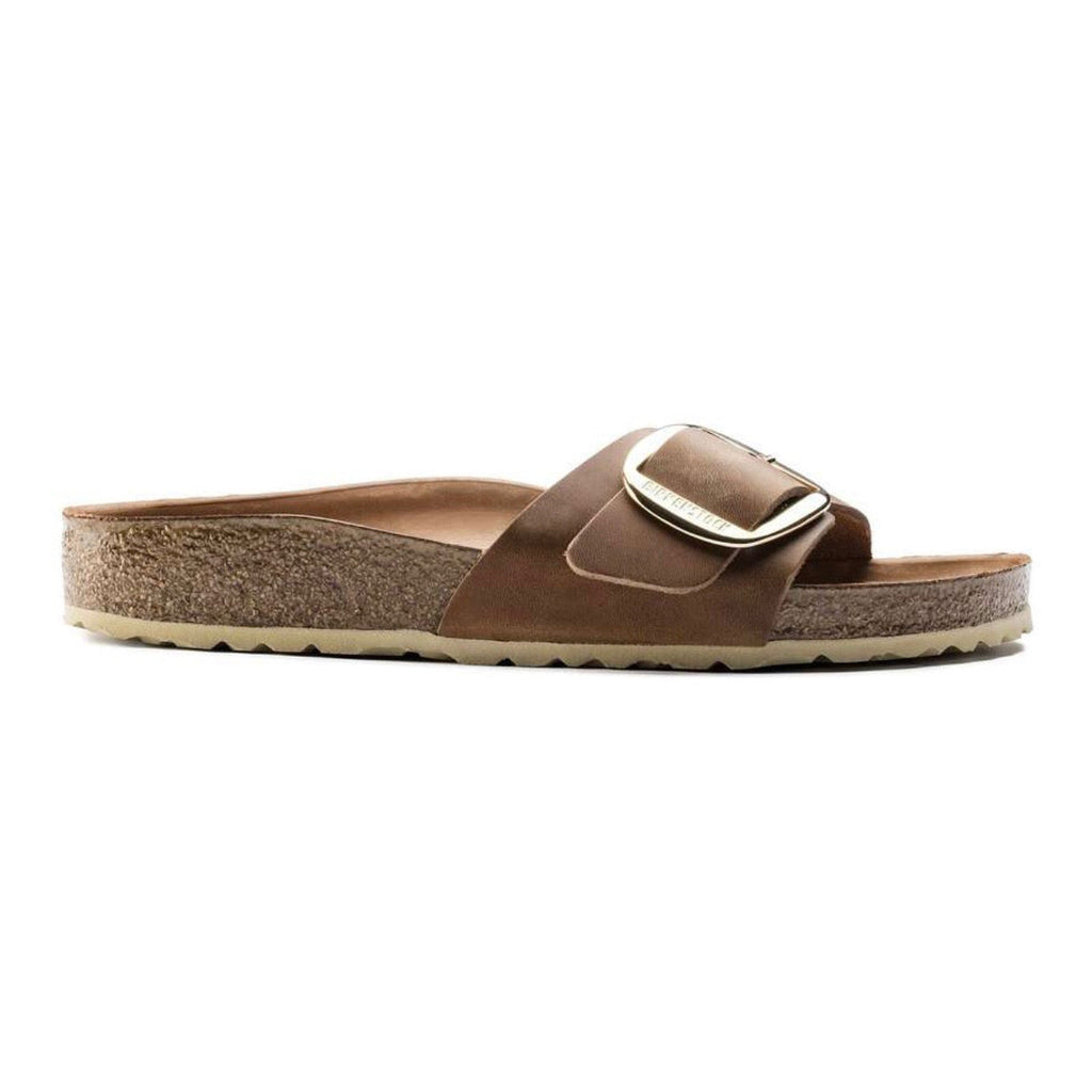 Birkenstock Madrid Big Buckle Oiled Leather 'Cognac'