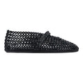 ALAÏA Glass-Embellished Ballet Flats 'Black'
