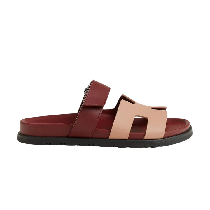 Hermès Chypre 'Bordeaux / Beige Perlino'