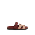 Hermès Chypre 'Bordeaux / Beige Perlino'