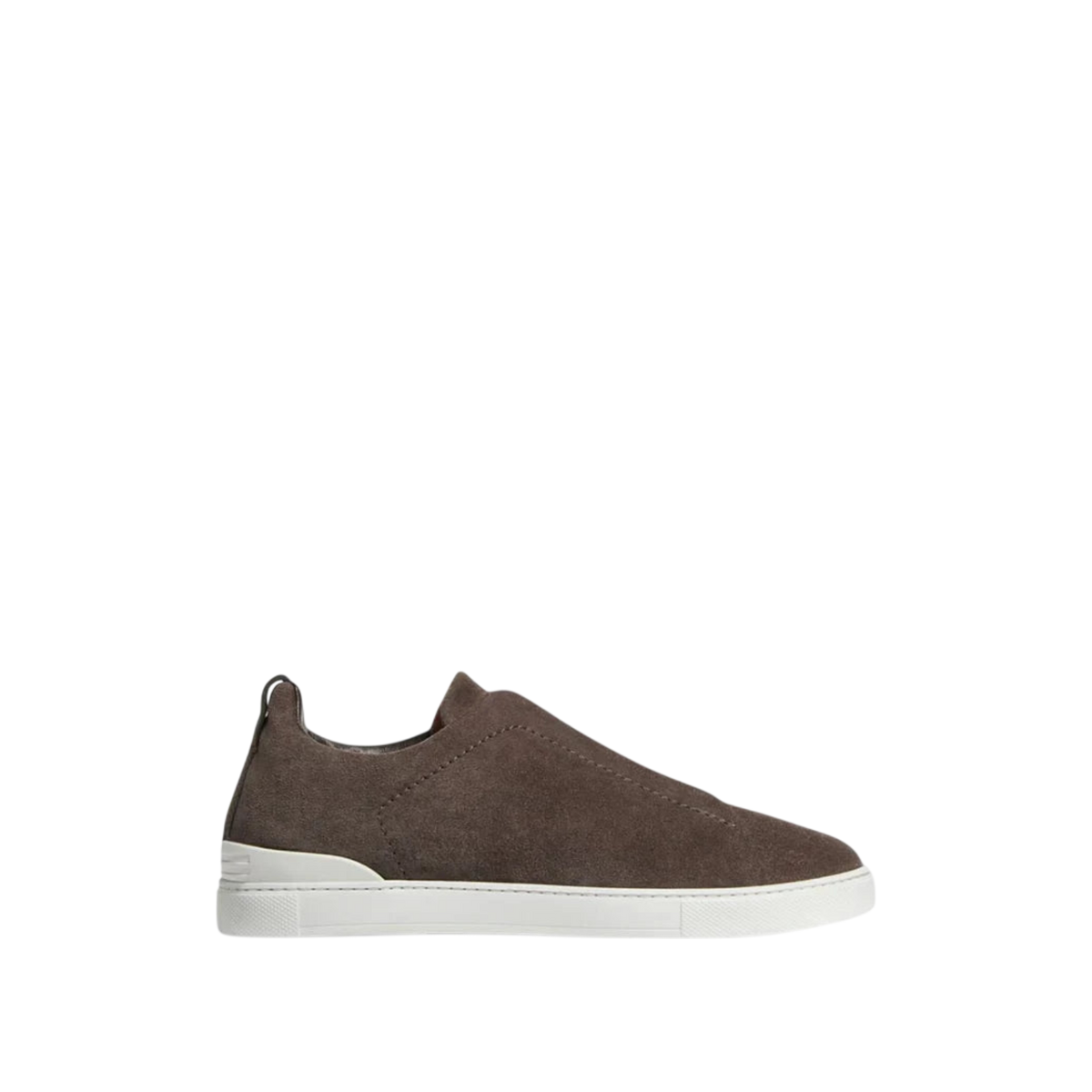Zegna Triple Stitch Suede 'Brown'